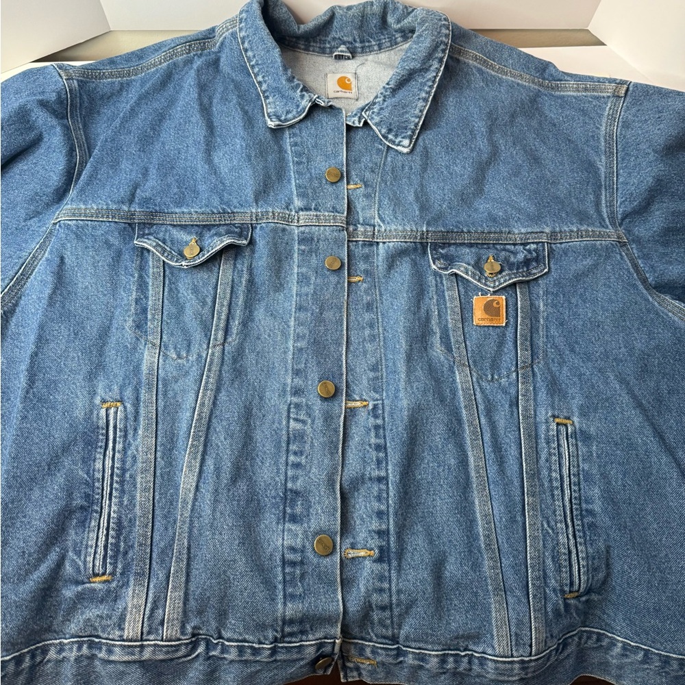 Vintage Carhartt Classic Blue Denim Jacket